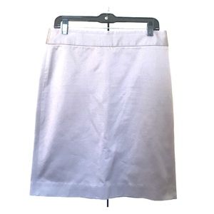 J.Crew silver pencil skirt