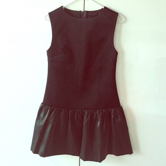 Black Drop-Waist Party Dress