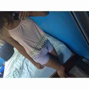 Cute pink crop top from Forever 21