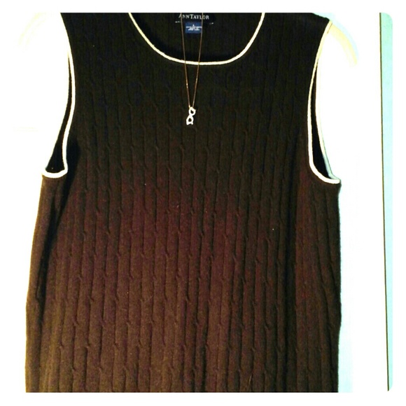 Ann Taylor cashmere shell