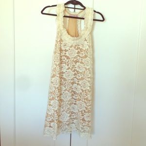 Calypso St Barth racerback lace dress