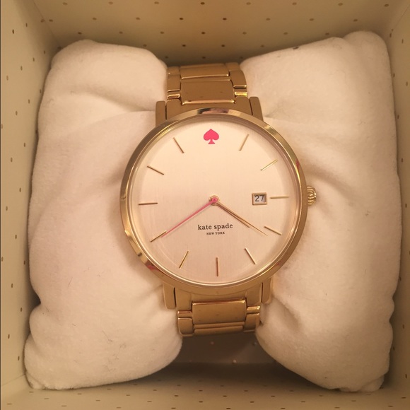 Kate Spade Gramercy Grand Gold Watch