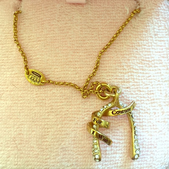 Juicy Couture wishbone necklace