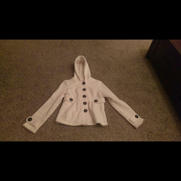 Hydraulic white cotton coat