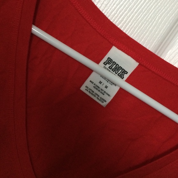 Victoria Secret Red sox V-neck - Picture 2 of 3