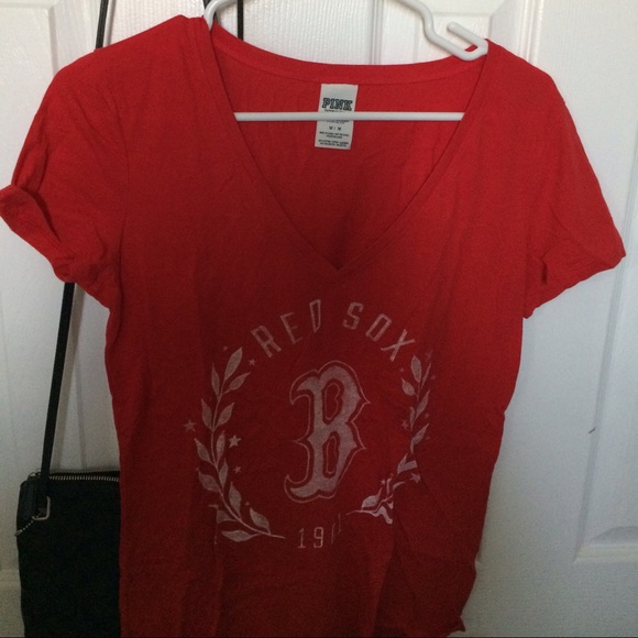 Victoria Secret Red sox V-neck - Picture 1 of 3