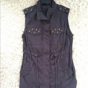 Grey military vest