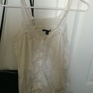 American Eagle Ivory tank