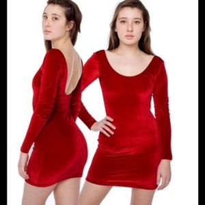 HP🎉 Red Velvet Bodycon Mini Dress