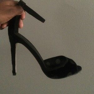 Topshop strap velvet sandals!