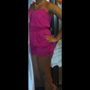 Fuchsia Romper