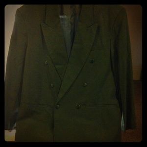 Forest Green Double Breasted Blazer