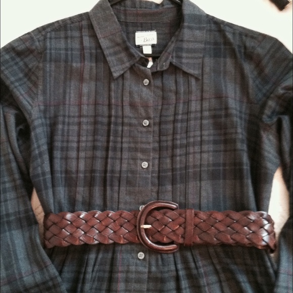 Bass plaid dress