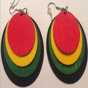 Wooden earrings