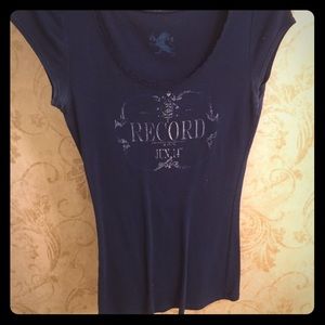 Express blue screen tee