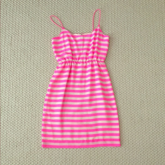J. Crew Dresses & Skirts - J.crew factory pink striped dress