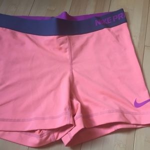 Nike Pros RARE Peach/Purple