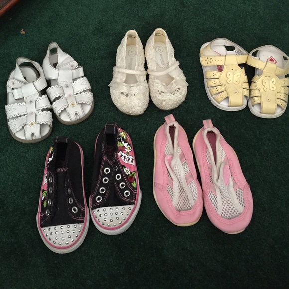 Size 5 girl shoes- black pair have been sold!