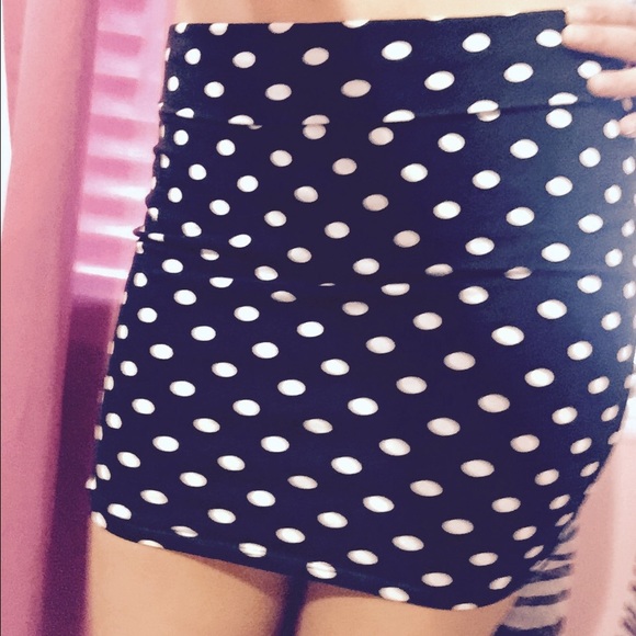 Polkadot skirt