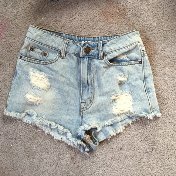 BDG High Rise Cheeky Denim Shorts