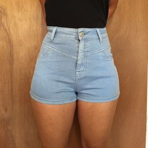 Denim shorts