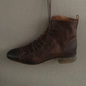 Zara TRF real leather boot!