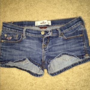 hollister denim shorts