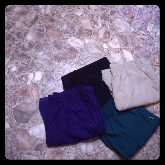 landau scrub pants lot of 4