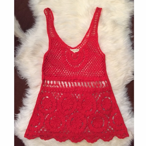 Urban Outfitters Tops - Crochet Tank by Staring At Stars