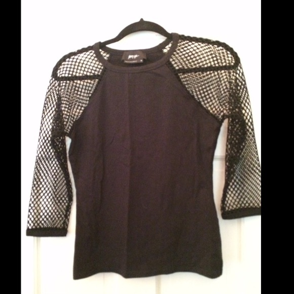 Nasty gal fishnet top