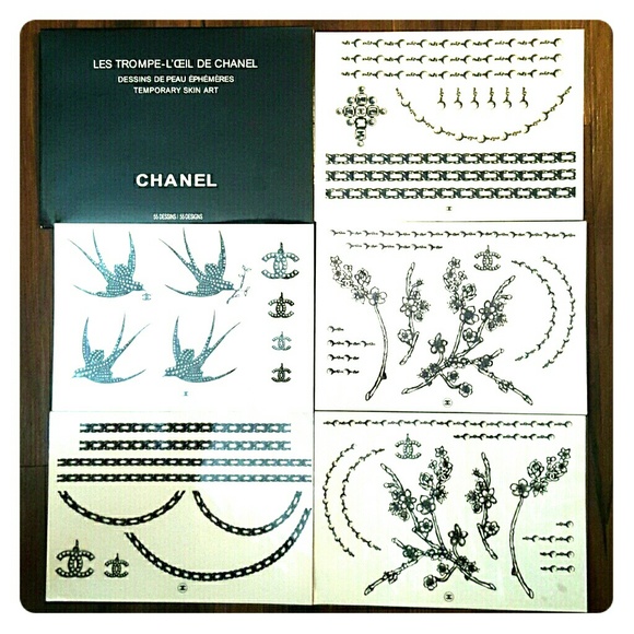 Channel Temporary Tattoos  sale.for one hour only.