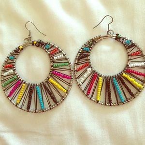 Handmade beaded earrings