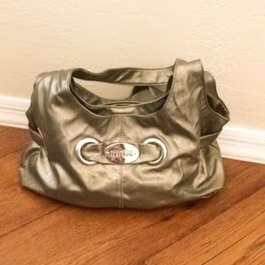 Kenneth Cole metallic handbag