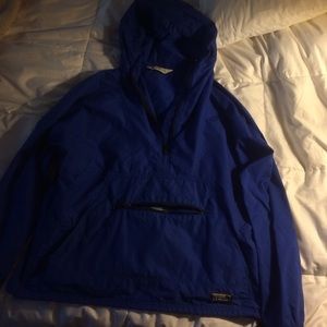 Vintage L. L. Bean quarterzip Rain Jacket