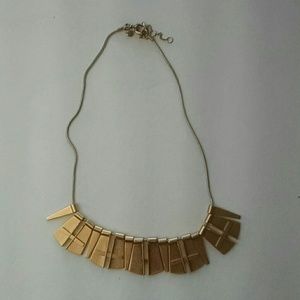 Madewell gold-tone bib necklace (summer 2015)