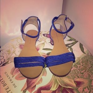 Zara Electric Blue Sandals