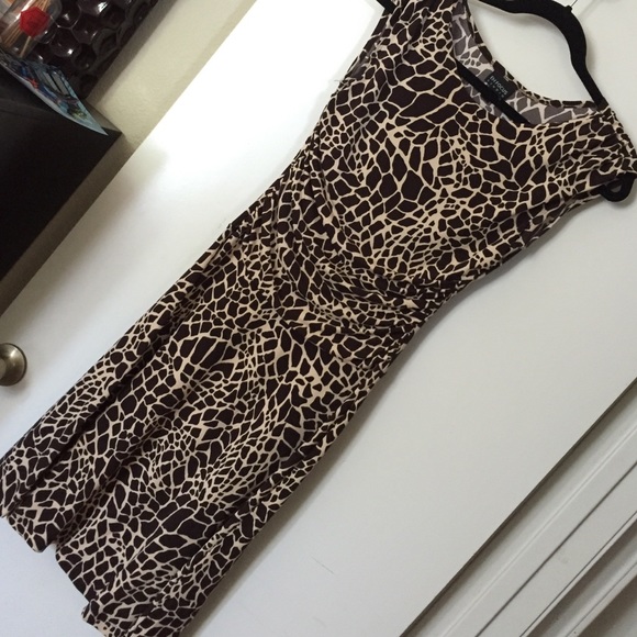 Cute A line dress with rouched waist NWOT