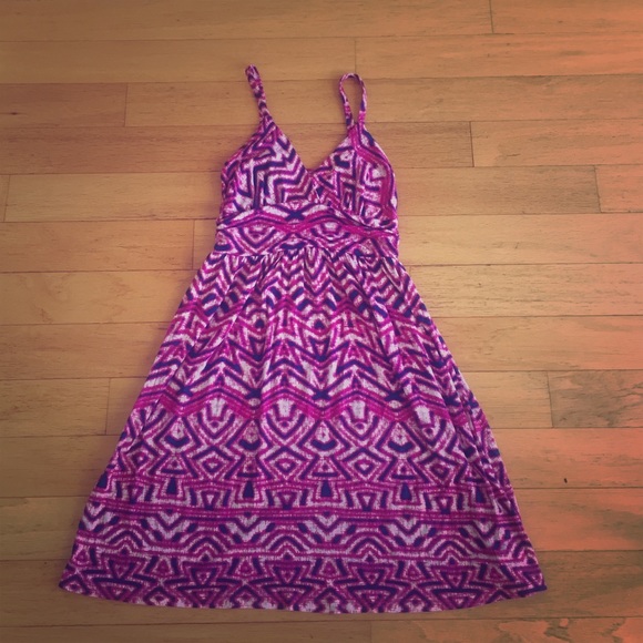 AQUA Print Short Dress Size XS