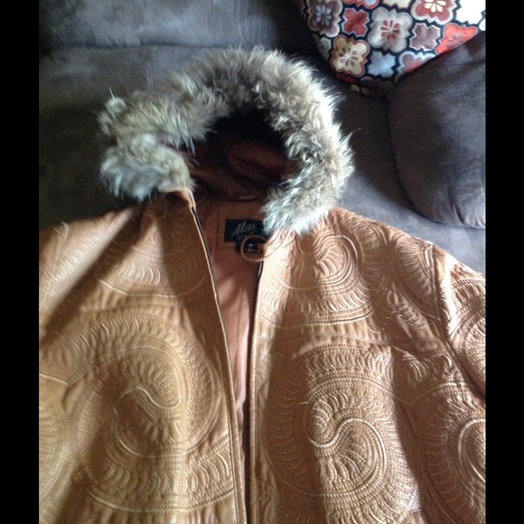 Carmel Color Men's Leather Jacket - Picture 2 of 3