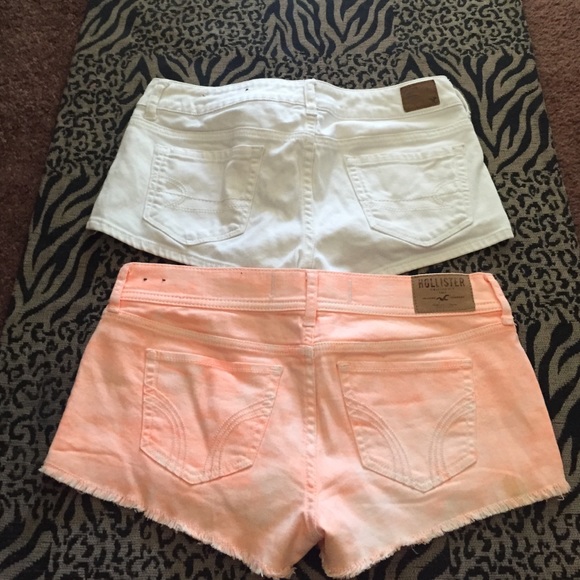 Tie-dye hollister shorts and American eagle short
