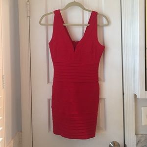 Red bandage dress