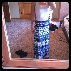Cynthia Rowley full length maxi skirt