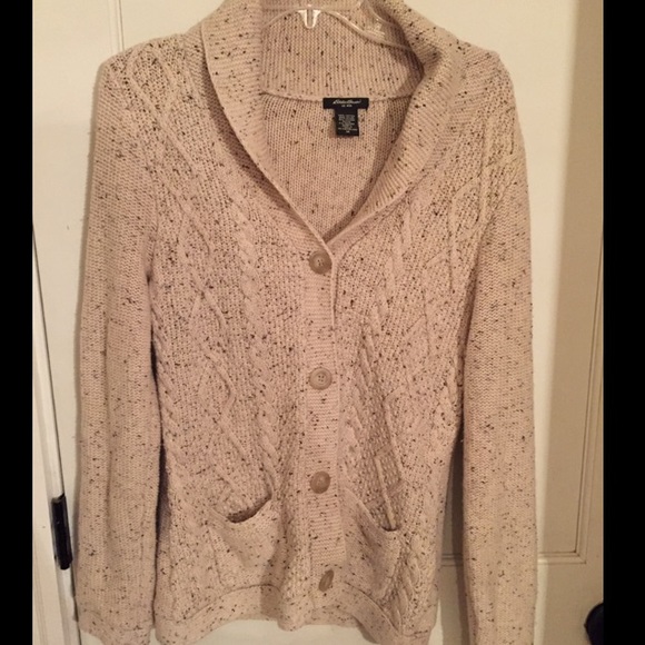Vintage Eddie Bauer cable knit cardigan