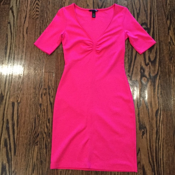 Hot pink H&m dress