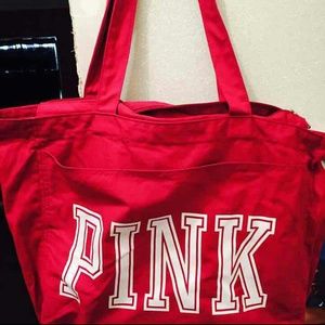 Pink logo bag