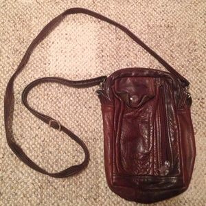 Brown over the shoulder purse