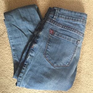bdg ankle cigarette blue jeans