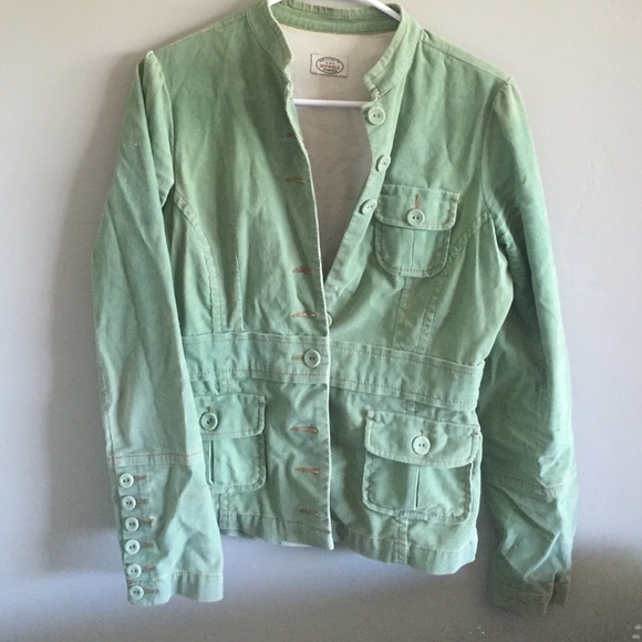 ANTHROPOLOGIE green corduroy jacket
