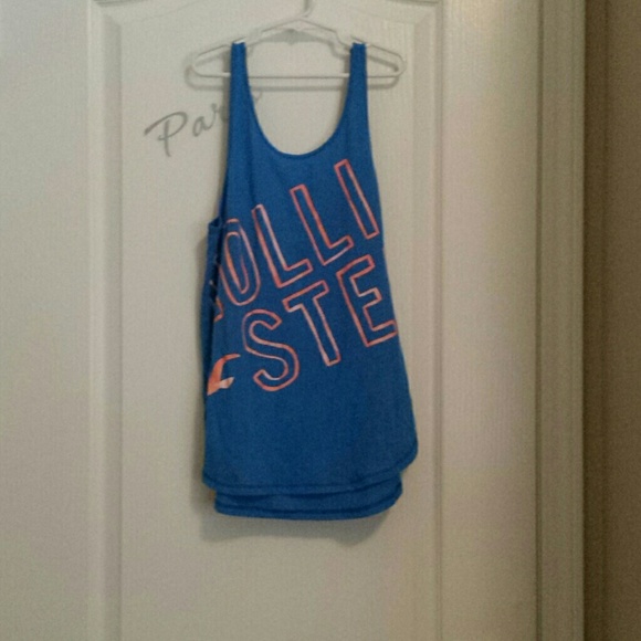 Blue Hollister tank top