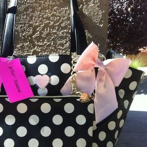 Reversible Polkadot Betsey Tote